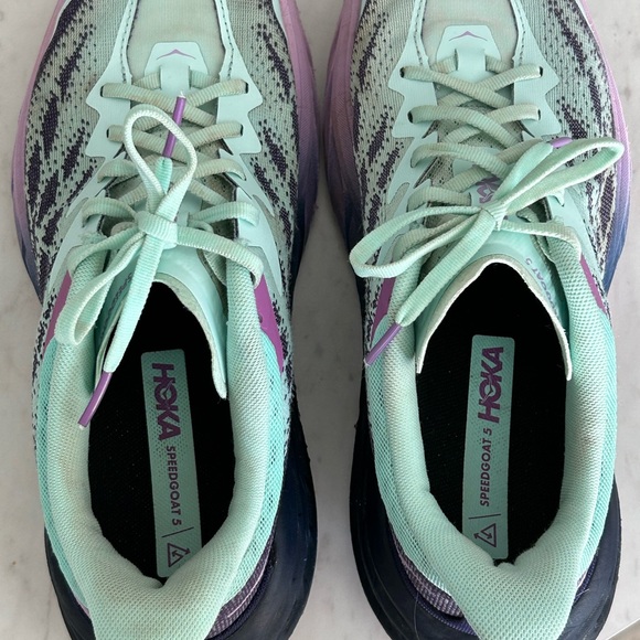 Hoka One One Speedgoat 5 Sunlit Ocean size 10B - Picture 9 of 10